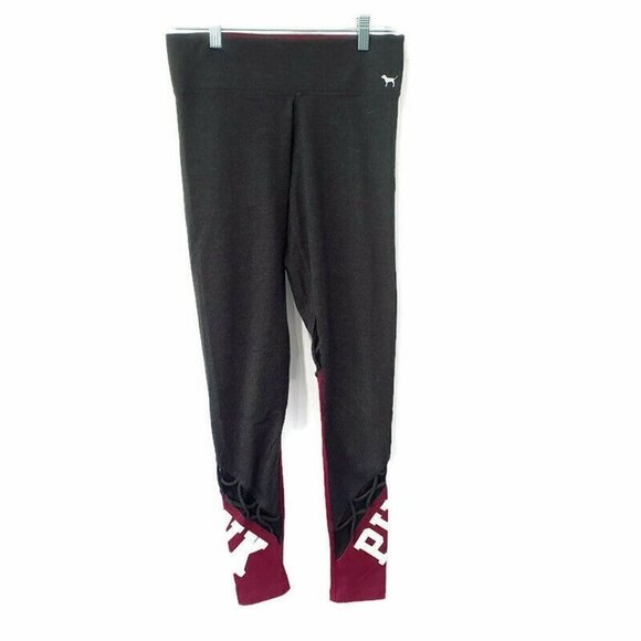 PINK Victoria's Secret Pants - Victoria Secret PINK YOGA Womens Maroon Legging